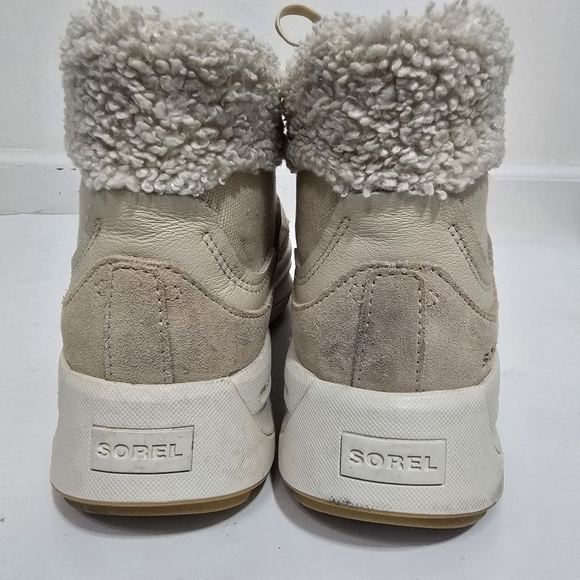 Sorel Out N About 503 Cozy Boots in cream - Picture 8 of 12